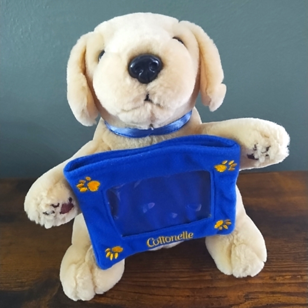 Cottonelle Golden Retriever Lab Plush Stuffed Puppy Dog Advertisement 7"